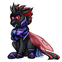 Size: 768x768 | Tagged: safe, artist:fluffyghost, imported from derpibooru, oc, oc only, oc:buggo, changeling, red changeling, red eyes, simple background, solo, transparent background