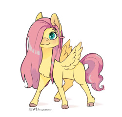 Size: 911x877 | Tagged: safe, artist:lululaozi, imported from derpibooru, fluttershy, pegasus, pony, solo