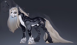 Size: 4489x2644 | Tagged: safe, artist:charlotte38, imported from derpibooru, oc, pony, unicorn, horn, male, solo, stallion