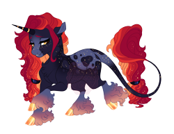 Size: 4400x3400 | Tagged: safe, artist:gigason, imported from derpibooru, oc, oc:ember gleam, pony, unicorn, cloven hooves, female, horn, mare, simple background, solo, transparent background