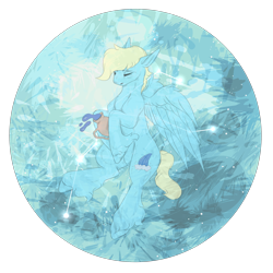 Size: 2500x2500 | Tagged: artist needed, safe, imported from derpibooru, oc, oc only, oc:wild waterfall, pegasus, pony, aquarius, solo, stars, water