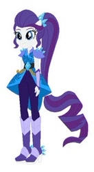 Size: 172x315 | Tagged: safe, imported from derpibooru, rarity, human, equestria girls, alternate clothes, boots, clothes, crystal guardian, female, high heel boots, ponied up, shoes, simple background, solo, white background