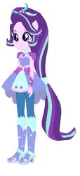 Size: 193x422 | Tagged: safe, imported from derpibooru, starlight glimmer, equestria girls, boots, clothes, crystal guardian, high heel boots, shoes, solo