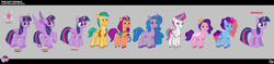 Size: 6932x1624 | Tagged: safe, imported from derpibooru, twilight sparkle, alicorn, pony, concept art, english, female, g4 to g5, g5, generation leap, lil critter workshop, mare, my little pony: tell your tale, official, twilight sparkle (alicorn)