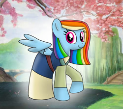 Size: 750x665 | Tagged: safe, artist:mlplary6, imported from derpibooru, rainbow dash, pegasus, pony, female, mare, mulan