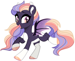 Size: 798x654 | Tagged: safe, artist:sapphiretwinkle, imported from derpibooru, oc, oc:night bite, bat pony, pony, female, mare, simple background, solo, transparent background