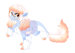 Size: 4200x3000 | Tagged: safe, artist:gigason, imported from derpibooru, oc, oc:burnt edge, earth pony, pony, female, glasses, magical lesbian spawn, mare, offspring, parent:luster dawn, parent:photo finish, simple background, solo, transparent background