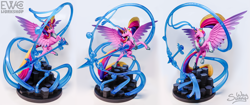 Size: 2000x838 | Tagged: safe, artist:ewc workshop, artist:sunny way, imported from derpibooru, princess cadance, alicorn, 3d print, archer, arrow, art, artwork, bow, craft, figurine, handmade, horn, irl, magic, my little pony, painting, photo, princess, sculpture, smiling, spell, statue, temerity, wings