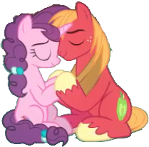 Size: 209x207 | Tagged: safe, edit, edited screencap, editor:pascalmulokozi2, imported from derpibooru, screencap, big macintosh, sugar belle, earth pony, pony, unicorn, season 9, the big mac question, spoiler:s09, duo, duo male and female, female, horn, male, my little pony, not a vector, romance, romantic, shipping, simple background, straight, sugarmac