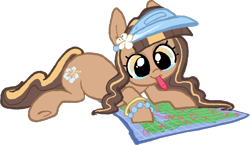 Size: 1130x655 | Tagged: safe, artist:nootaz, oc, oc:sunkissed, pony, con mascot, female, map, mare, mascot, pone voyage, simple background, solo, transparent background, visor cap