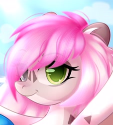 Size: 3715x4096 | Tagged: safe, artist:emyart18, oc, oc only, pony, bust, female, heterochromia, mare, solo