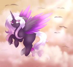 Size: 3384x3108 | Tagged: safe, artist:emyart18, oc, oc only, pony, female, flying, mare, solo