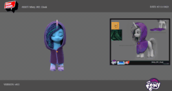 Size: 3008x1592 | Tagged: safe, imported from derpibooru, pony, unicorn, cloak, clothes, concept art, female, g5, horn, mare, missing the mark, misty brightdawn, my little pony: make your mark, my little pony: make your mark chapter 4, official, solo