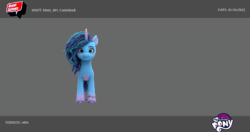 Size: 3008x1592 | Tagged: safe, imported from derpibooru, pony, unicorn, animated, concept art, female, g5, horn, mare, misty brightdawn, my little pony: make your mark, no sound, official, solo, webm