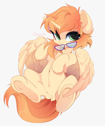 Size: 5000x6000 | Tagged: safe, alternate version, artist:xsatanielx, imported from derpibooru, oc, oc only, alicorn, pony, alicorn oc, glasses, horn, simple background, solo, white background, wings