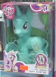 Size: 619x850 | Tagged: safe, imported from derpibooru, lyra heartstrings, princess cadance, rarity, twilight sparkle, alicorn, unicorn, ages 3+, bootleg, female, horn, irl, misspelling, my happy baby, photo