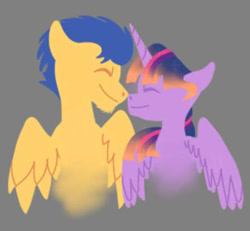 Size: 413x382 | Tagged: safe, artist:labrony12, imported from derpibooru, flash sentry, twilight sparkle, alicorn, pegasus, pony, female, flashlight, male, mare, shipping, stallion, straight, twilight sparkle (alicorn)