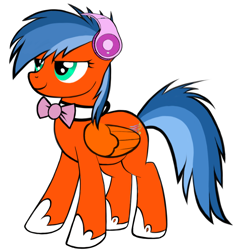 Size: 1024x1024 | Tagged: safe, artist:lyra heartstrings13, imported from derpibooru, oc, pegasus, music, pegasus oc, wings