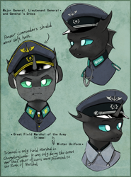 Size: 3700x5000 | Tagged: safe, imported from derpibooru, oc, oc:trimmel, changeling, equestria at war mod, changeling oc, reference