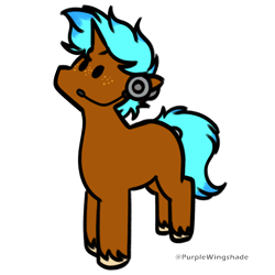 Size: 3000x3000 | Tagged: safe, artist:purple wingshade, imported from derpibooru, oc, oc only, oc:high score, pony, unicorn, horn, solo