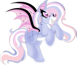 Size: 3424x2924 | Tagged: safe, artist:tkn297, imported from derpibooru, oc, bat pony, pony, female, mare, simple background, solo, transparent background