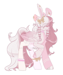 Size: 1024x1220 | Tagged: safe, artist:furtoodie, imported from derpibooru, oc, oc:vay, pegasus, pony, bunny ears, deviantart watermark, female, mare, obtrusive watermark, simple background, solo, transparent background, watermark