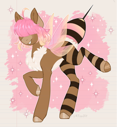 Size: 1068x1159 | Tagged: safe, artist:furtoodie, imported from derpibooru, oc, oc:sundae morning, pony, animal costume, bee costume, clothes, concave belly, costume, female, long legs, mare, solo