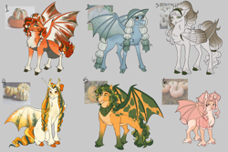 Size: 3000x2000 | Tagged: safe, artist:arexstar, imported from derpibooru, oc, oc only, alicorn, bat pony, bat pony alicorn, hybrid, pony, adoptable, bat pony oc, bat wings, horn, pegabat, pumpkin, wings