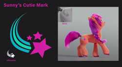 Size: 3900x2160 | Tagged: safe, imported from derpibooru, sunny starscout, earth pony, pony, concept art, cutie mark, female, g5, mare, my little pony: a new generation, official, solo