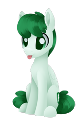 Size: 1445x2165 | Tagged: safe, artist:dusthiel, imported from derpibooru, oc, oc only, oc:mintfeather, pegasus, pony, male, simple background, solo, stallion, tongue out, transparent background