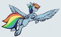 Size: 1280x773 | Tagged: safe, artist:telluri, imported from derpibooru, rainbow dash, pegasus, pony, solo