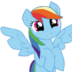 Size: 1000x1000 | Tagged: safe, artist:softfur, imported from derpibooru, rainbow dash, pegasus, pony, 2012, bust, cute, dashabetes, female, mare, simple background, smiling, solo, teeth, transparent background