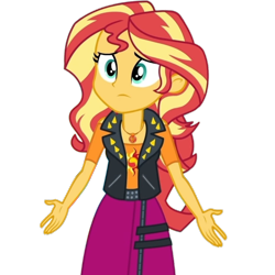 Size: 1080x1080 | Tagged: safe, editor:cutler1228, imported from derpibooru, sunset shimmer, equestria girls, female, simple background, solo, transparent background