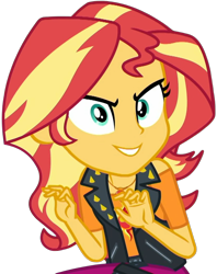 Size: 829x1046 | Tagged: safe, editor:cutler1228, imported from derpibooru, sunset shimmer, human, equestria girls, female, simple background, smiling, solo, transparent background