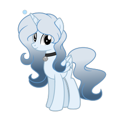 Size: 1825x1721 | Tagged: safe, artist:darbypop1, imported from derpibooru, oc, oc:melody everbelle, alicorn, pony, alternate design, choker, female, mare, simple background, solo, transparent background