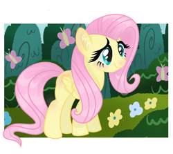 Size: 3072x2736 | Tagged: safe, artist:annuthecatgirl, imported from derpibooru, fluttershy, pegasus, simple background, solo