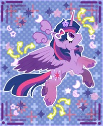 Size: 2342x2862 | Tagged: safe, artist:bryony6210, artist:bryonythewolf, imported from derpibooru, part of a set, twilight sparkle, alicorn, pony, colored wings, female, horn, mare, outline, profile, side view, solo, spread wings, tail, twilight sparkle (alicorn), two toned wings, unshorn fetlocks, white outline, wings