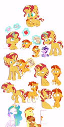 Size: 3976x7800 | Tagged: safe, artist:chub-wub, imported from derpibooru, princess celestia, starlight glimmer, stellar flare, sunburst, sunset shimmer, alicorn, pony, unicorn, alternate universe, apple, baby, baby pony, blank flank, brother and sister, colt, colt sunburst, comic, cute, eyes closed, female, filly, filly starlight glimmer, filly sunset shimmer, floppy ears, foal, folded wings, food, glowing, glowing horn, horn, levitation, magic, magic aura, male, mare, open mouth, open smile, pinpoint eyes, siblings, smiling, stallion, sunny siblings, sunspot (g4), telekinesis, weapons-grade cute, wings, younger