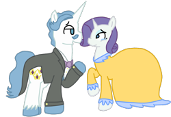 Size: 920x630 | Tagged: safe, artist:raincupcake, imported from derpibooru, fancypants, rarity, pony, unicorn, female, horn, male, mare, raripants, shipping, stallion, straight