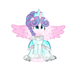 Size: 894x894 | Tagged: safe, artist:queenhavenrose, imported from derpibooru, princess flurry heart, alicorn, pony, simple background, solo, transparent background