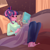 Size: 4000x4000 | Tagged: safe, artist:xjenn9, twilight sparkle, equestria girls, breasts, clothes, coffee, couch, feet, female, solo, solo female