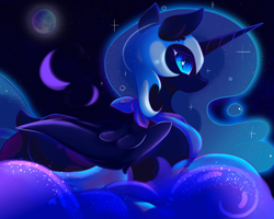 Size: 2500x2000 | Tagged: safe, artist:dankpegasista, derpibooru exclusive, imported from derpibooru, nightmare moon, alicorn, pony, antagonist, bat eyes, blue eyes, bow, butt, clothes, cloud, colored, colored lineart, cropped, ears up, ethereal mane, feathered wings, female, folded wings, galaxy mane, glowing, glowing mane, gradient mane, heart, heart eyes, helmet, high res, highlights, horn, in the distance, large wings, long eyelashes, long horn, long mane, looking at you, looking back, looking back at you, lying down, mare, mlp fim's fourteenth anniversary, moon, night, no mouth, plot, png, prone, scarf, shading, simple background, socks, soft shading, solo, sparkles, sparkly mane, stars, villainess, wingding eyes, wings