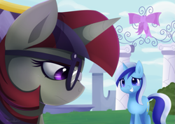 Size: 811x573 | Tagged: safe, artist:littaly, imported from derpibooru, minuette, moondancer