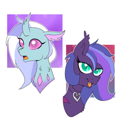 Size: 2997x2997 | Tagged: safe, artist:cookie-ruby, imported from derpibooru, oc, oc only, oc:arista, oc:starfall nightwing, bat pony, changedling, changeling, bat pony oc, bat wings, changedling oc, changeling oc, solo, wings