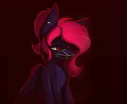 Size: 2112x1738 | Tagged: safe, artist:lu.de, imported from derpibooru, oc, oc only, oc:wake-up call, pegasus, red eyes, red mane