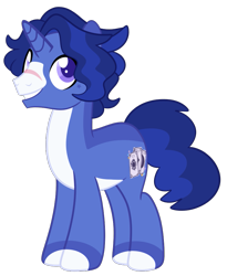 Size: 765x934 | Tagged: safe, artist:strawberry-spritz, imported from derpibooru, oc, oc only, oc:magic vision, pony, unicorn, horn, male, scar, simple background, solo, stallion, transparent background