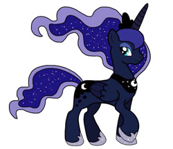 Size: 962x831 | Tagged: safe, artist:captainelsa, imported from derpibooru, princess luna, alicorn, pony, solo