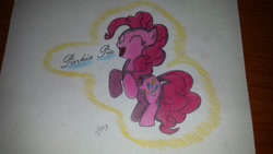 Size: 1192x670 | Tagged: safe, artist:hoho-there-lover-boy, imported from derpibooru, pinkie pie, earth pony, pony, solo