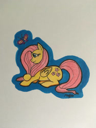 Size: 828x1104 | Tagged: safe, artist:foxylover2431, imported from derpibooru, fluttershy, pegasus, pony, solo