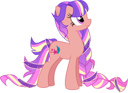 Size: 10322x7484 | Tagged: safe, artist:shootingstarsentry, imported from derpibooru, sunny starscout, pony, absurd resolution, alternate design, female, g5, long mane, long tail, mare, simple background, solo, tail, transparent background, vector